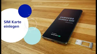 o2 SIM-Karte einlegen: Samsung Galaxy S20