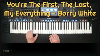 You're The First, The Last, My Everything - Barry White, Cover, eingespielt mit titelbezogenem Style