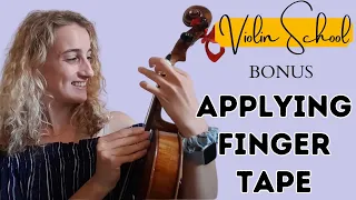 Violin School Bonus: How to Apply Fingerboard Tape to Violin/Viola