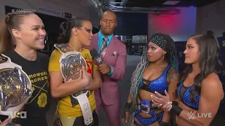 Kayden Carter & Katana Chance Interrupt Ronda Rousey & Shayna Baszler