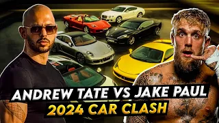 Riding in Riches Andrew Tate vs Jake Paul 2024 Car Clash