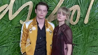 Charlie Heaton and Natalia Dyer on the red carpet for the The Fashion Awards 2017 in London