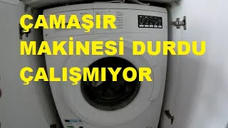 Çamaşır makinesi durdu çalışmıyor kilitlendi - washing machine