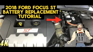 2018 FORD FOCUS ST BATTERY REPLACEMENT TUTORIAL