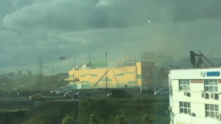 Пожар в ТЦ Рио Москва 10.07.2017