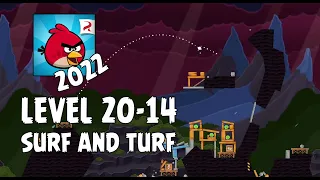 Angry Birds (2022) | Surf and Turf | Level 20-14 | 3-star Walkthrough