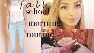 Fall School Morning Routine 2014 | Hannah Blair