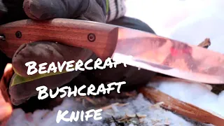 Beavercraft Bushcraft knife BSH1, first impressions.