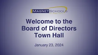 2024 Board of Directors Town Hall Meeting