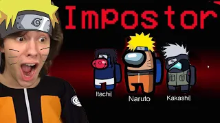 JOGANDO AMONG US COM O NARUTO IMPOSTOR!!