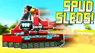 This Spud-Powered Drift Sled Race Was Incredible Fun! - Scrap Mechanic Multiplayer Monday