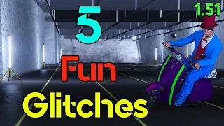 5 Fun Glitches in GTA Online - 1.51 #11