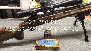 .22-250 Rem Loads - 53 Gr. V-Max and Varget