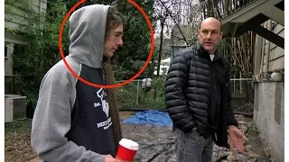 Mann findet Obdachlosen - Als er ihn bat zu gehen veränderte die Antwort sein Leben!