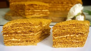 მედოკის ძველი რეცეპტი რომელიც პირში დნება | Honey cake Medovik | Старинный рецепт медовика