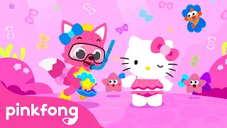 Hello Kitty x Baby Shark x Pinkfong | Halo Teman-teman | Lagu Anak | Pinkfong dan Baby Shark