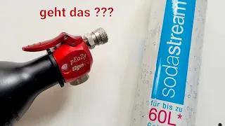 Edgun Peazy Tank Trigger + Sodastream Flasche. Tip zum Kohle sparen !!!