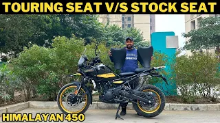 Himalayan 450 Adventure Touring Seat v/s Stock Seat | Which one you need@royalenfield