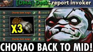 HE BOUGHT 3x GAUNTLETS nonstop Delete Invoker Mid - OMG Chorao Pudge is Back!!! | Genius Pudge