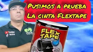 Probando la Cinta FlexTape para Sellar Fugas de Agua