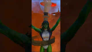 GTA V: IRON MAN SAVE SHE HULK FROM GAINT VENOM #shorts  #viral#ytshort #superhero