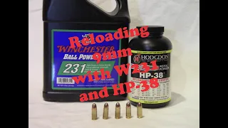 Reloading 9mm with HP 38 /W231 during the ammo shortage