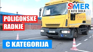 Auto škola SMER - C kategorija - Poligon
