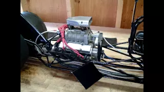 Quarter Scale RC Monowing Top Fuel Dragster Blown Conley V8