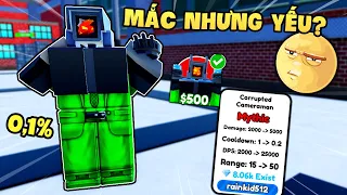 CORRUPTED CAMERAMAN Có Thật Sự ĐÁNG ĐỒNG TIỀN Trong Toilet Tower Defense? - Roblox