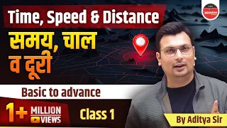 Time,Speed and Distance | Class 1 | Time,Speed and Distance trick | Maths By Aditya Patel Sir