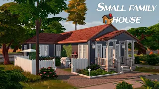 Small Family House🏡│Willow Creek #2│SpeedBuild│Строительство│NO CC [The Sims 4]
