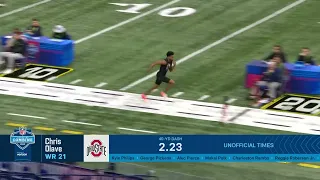 Chris Olave 4.26 40-Yard Dash (2022 NFL combine)