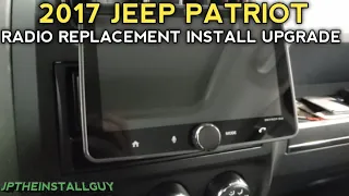 2017 jeep patriot radio removal replacement install upgrade