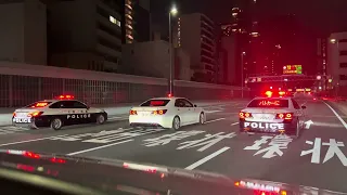 大阪府警 阪神高速 環状族 シビック 対策 2023年 7月 高速道路交通警察隊 高速隊