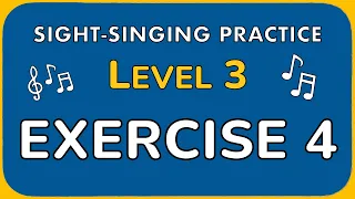 Sight singing practice: Level 3, Exercise 4