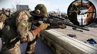 Russian fuel train destroyed by Ukrainian sniper team, assassination of general succeeded - ARMA 3