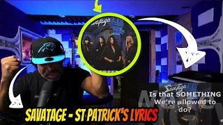 Savatage - St  Patrick's Lyrics - Producer Reaction