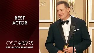 Best Actor Brendan Fraser | Oscars95 Press Room Speech