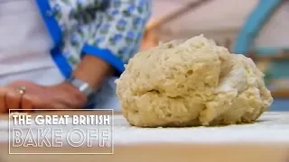 How to make dough for iced buns with Paul Hollywood Pt 1 | The Great British Bake Off