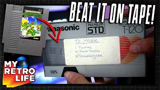 WE TAPED THIS!? Beating TMNT on NES in 1990 - My Retro Life