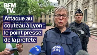 Attaque au couteau à Lyon: le point presse de la préfète en intégralité