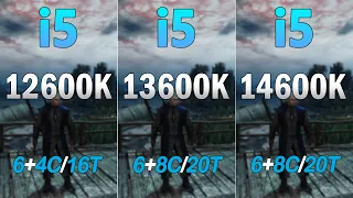 i5 12600k vs i5 13600k vs i5 14600k - is the difference worth upgrading?