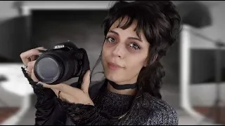 ASMR | Lydia Deetz Takes Your Headshot Photos! 🐞🍹 [Beetlejuice]