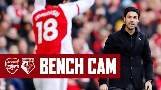 BENCH CAM | Arsenal vs Watford (1-0) | VAR, reactions and ten games unbeaten!