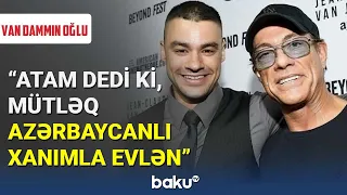 Van Dammın oğlu azərbaycanlı jurnalistə müsahibə verdi - BAKU TV