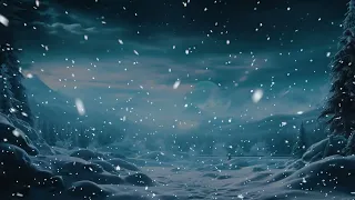 Fantasy Drone Sounds and Music for Relaxation and falling asleep fast, Snowy sounds for Relaxation