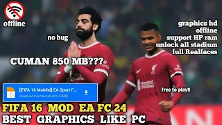 Download FIFA 16 MOD EA FC 24 || Latest Graphics HD Offline New Update #eafc24 #fifa23