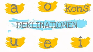 Latein erklärt | DEKLINATIONEN: Der Gesamtüberblick ✅ (a-, o-, kons./3., u-, e-, i-Deklination)