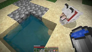 Realistic water physics in Minecraft