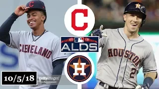 Cleveland Indians vs Houston Astros Highlights || ALDS Game 1 || October 5, 2018